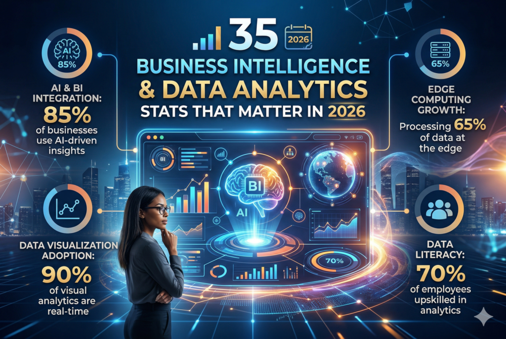 35 Business Intelligence & Data Analytics Stats That Matter in 2026