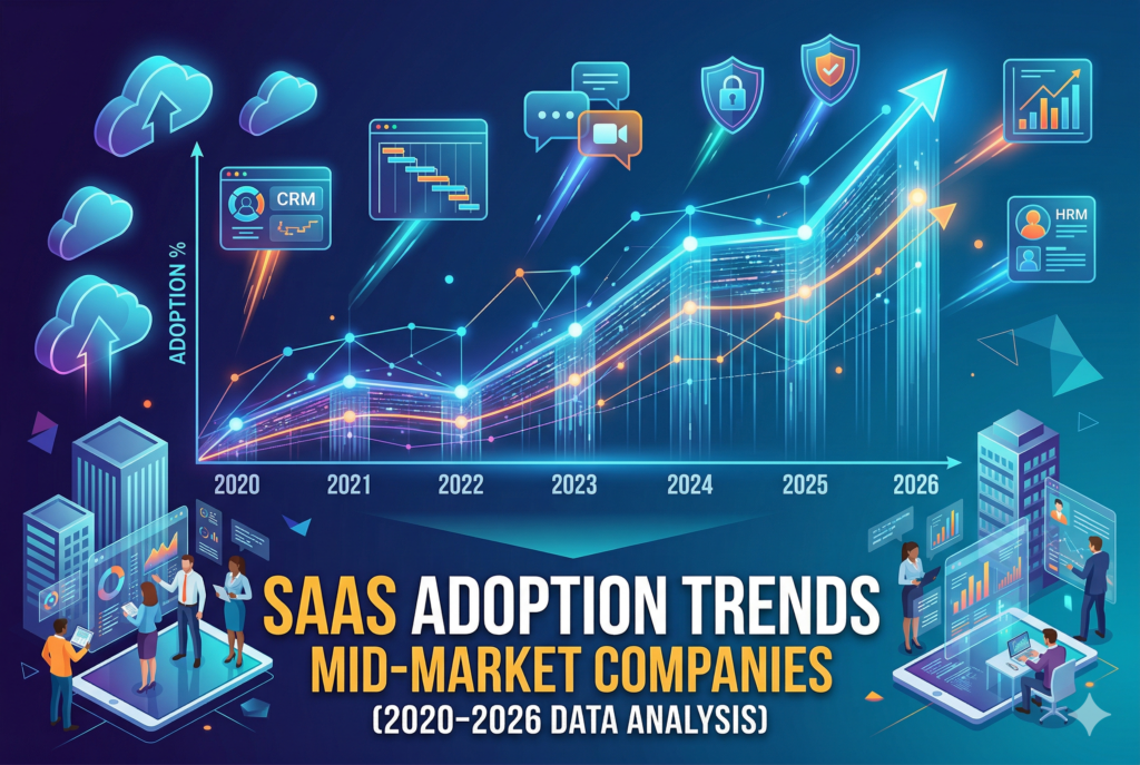 SaaS Adoption Trends in Mid-Market Companies (2020–2026 Data Analysis)